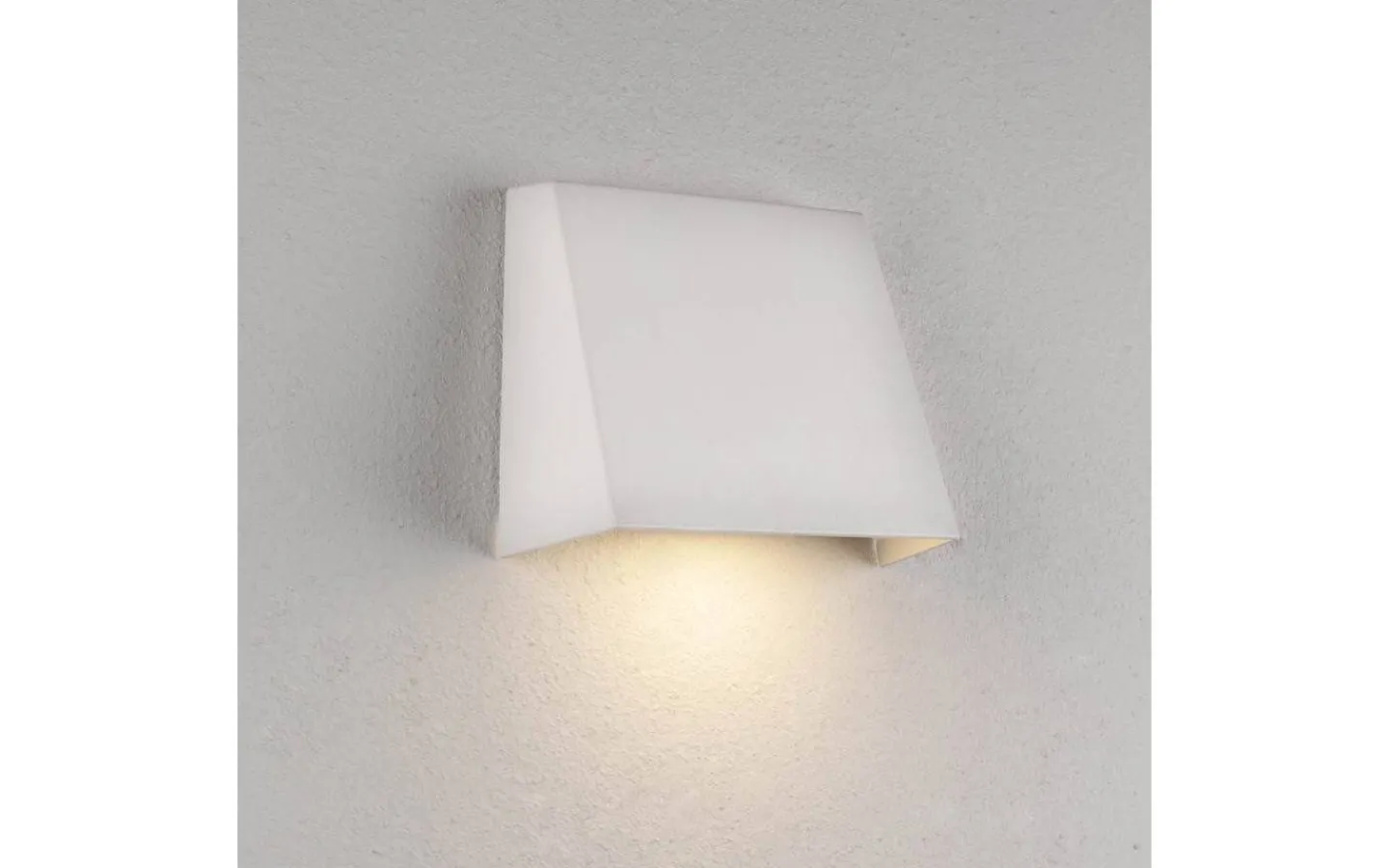 Hidealite Edge Vägglampa LED 3000K 4W Vit IP65* Upp Eller Nedljus Lampor