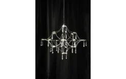 Efesos Kristallkrona 60cm Stål/Klar