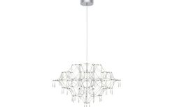 Markslojd Efesos Kristallkrona 80cm Stål/Klar* Kristallkronor