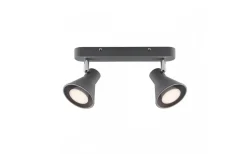 Nordlux Eik Takspotlight 2L Grå* Avlånga Takspotlights|Takspot Med 2 Lampor