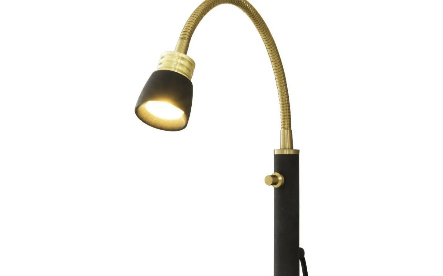 Aneta Eketorp Sänglampa LED 3W 2700K Svart/Matt Mässing* Läslampor