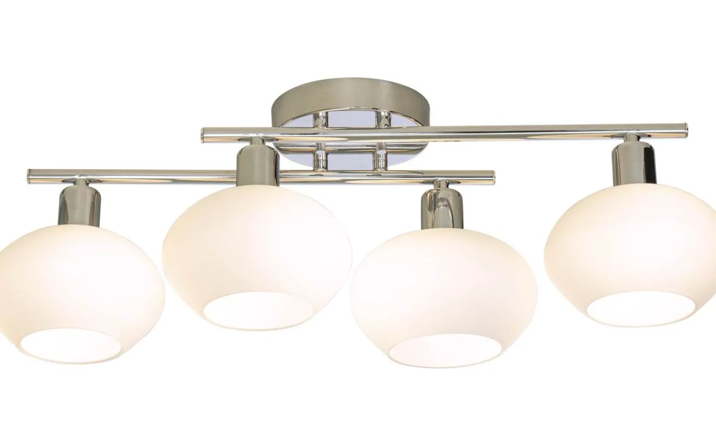 Aneta Elba Plafond 60cm Krom/Opalvit IP44* Badrumslampor Tak|Plafonder