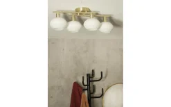 Aneta Elba Plafond 60cm Matt Mässing/Opalvit IP44* Badrumslampor Tak|Plafonder