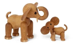 Spring Copenhagen Elefant Ollie Trädekoration 15cm Ek/Lönn* Trädekorationer
