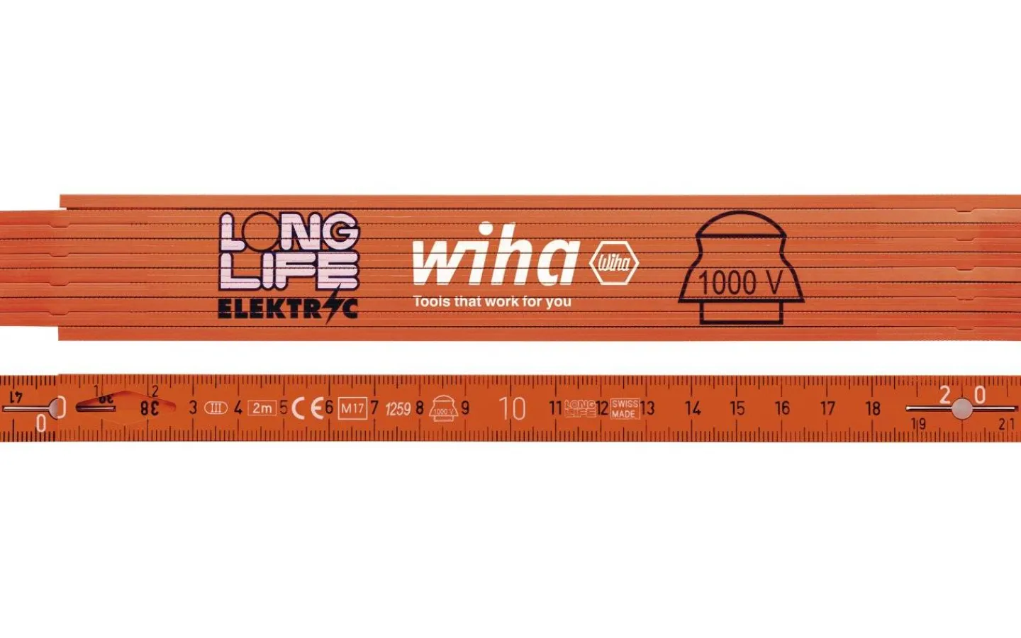 Verktyg Och Arbetskläder<Malmbergs Elektrikertumstock, 2000x15 mm