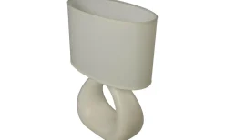 Aneta Eleni Bordslampa 35cm Naturvit* Bordslampor