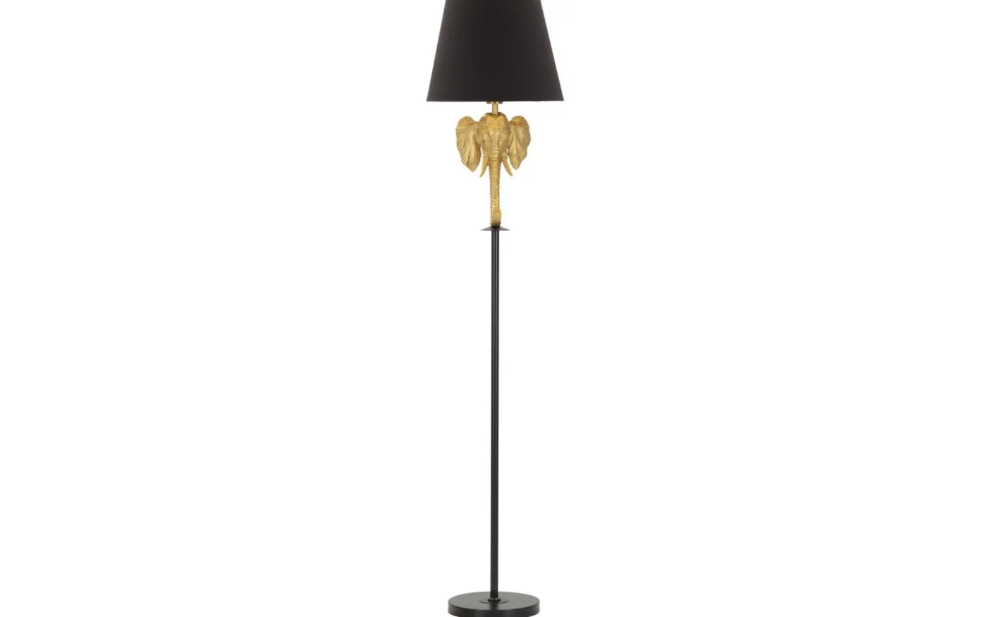 Elephant Golvlampa Elefant 164cm Guld/Svart