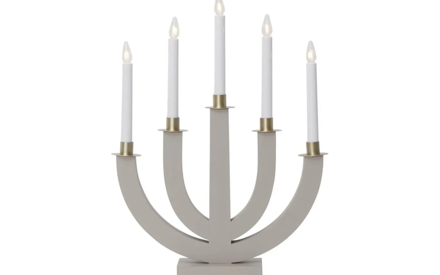 Eli Adventsljusstake Beige 47cm