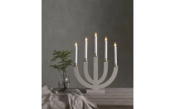 Eli Adventsljusstake Beige 47cm