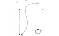Aneta Elin Fönsterlampa 10cm Svart/Rök* Fönsterlampor