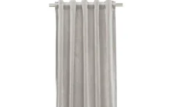 Enfärgade Gardiner<Svanefors Elise Gardin 2-pack Silver 2x135x280cm