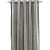 Enfärgade Gardiner<Svanefors Elise Gardin 135x320cm 2-pack Grå