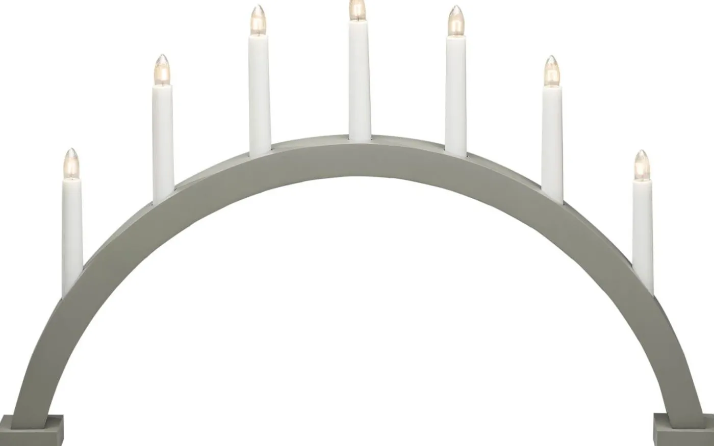 Eliza Adventsljusstake 7L 39cm Grå/Grön