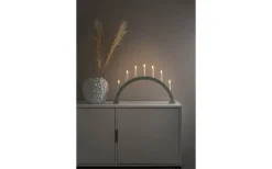 Eliza Adventsljusstake 7L 39cm Grå/Grön