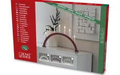 Eliza Adventsljusstake 7L 39cm Grå/Grön