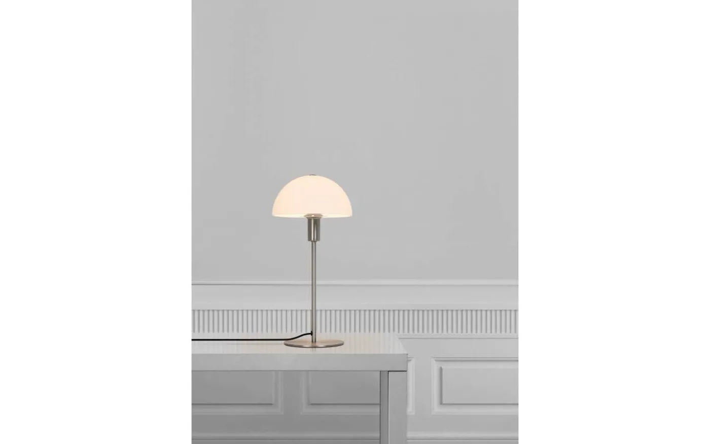 Ellen Bordslampa 42cm Opal/Borstad Stål