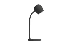 Ellie LED-lampa/Högtalare/Qi Svart