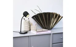 Ellie LED-lampa/Högtalare/Qi Svart