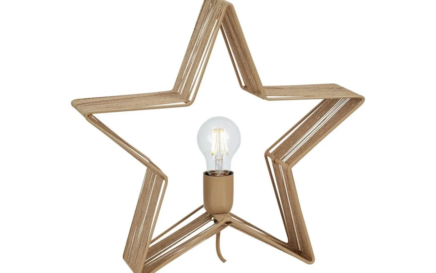 Ellis Bordsstjärna 38cm Beige