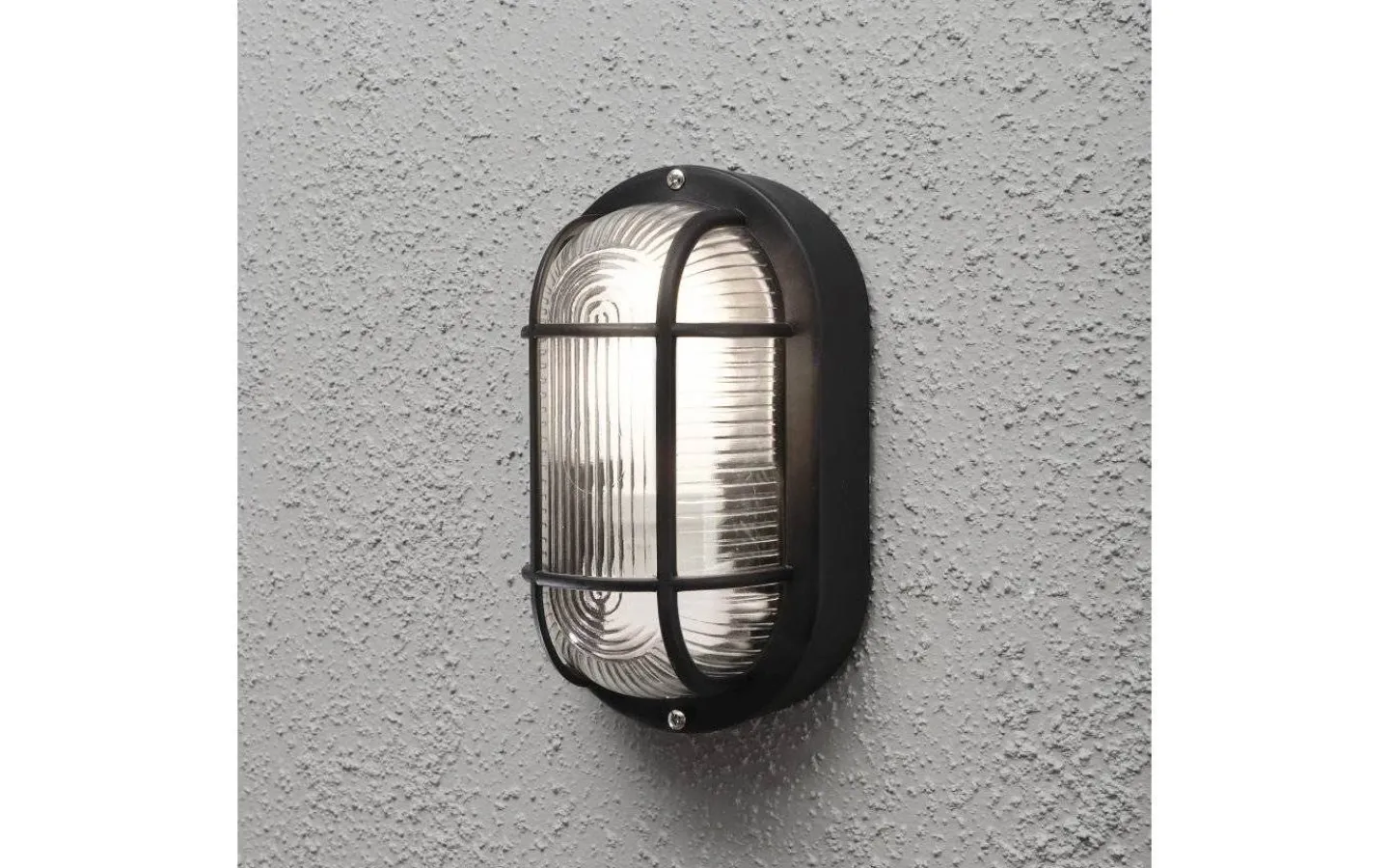 Konstsmide Elmas Vägglykta Svart IP44* Vägglampor Utomhus