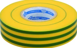 Malmbergs Eltejp, Grön/gul, 25 m* Isolermaterial