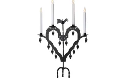 Visa Alla Adventsljusstakar|Adventsljusstakar 61-120 Cm<Star Trading El-Tupp Ljusstake LED 62cm Svart