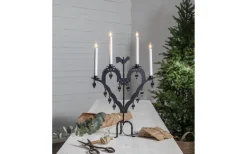 Visa Alla Adventsljusstakar|Adventsljusstakar 61-120 Cm<Star Trading El-Tupp Ljusstake LED 62cm Svart