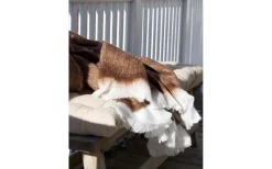 Elva Pläd Brun 130x170cm