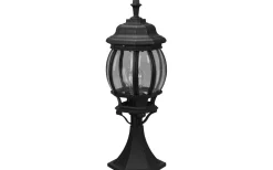 Trio Lighting Elvo Grindlykta 49cm E27 mattsvart IP44* Pollare & Grindlyktor