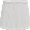 Emily Plisserad Lampskärm Ø24cm Vit