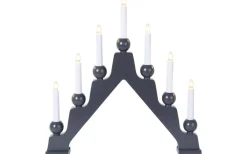 Emma Adventsljusstake Grafit 45cm