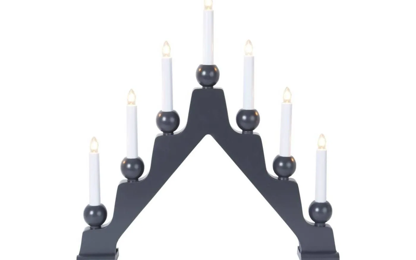 Emma Adventsljusstake Grafit 45cm