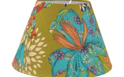 Mönstrade Lampskärmar<PR Home Empire Kimono Lampskärm Ø25cm Oliv