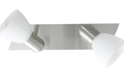 Eglo Enea Takspotlight 30cm Nickel* Avlånga Takspotlights|Takspot Med 2 Lampor