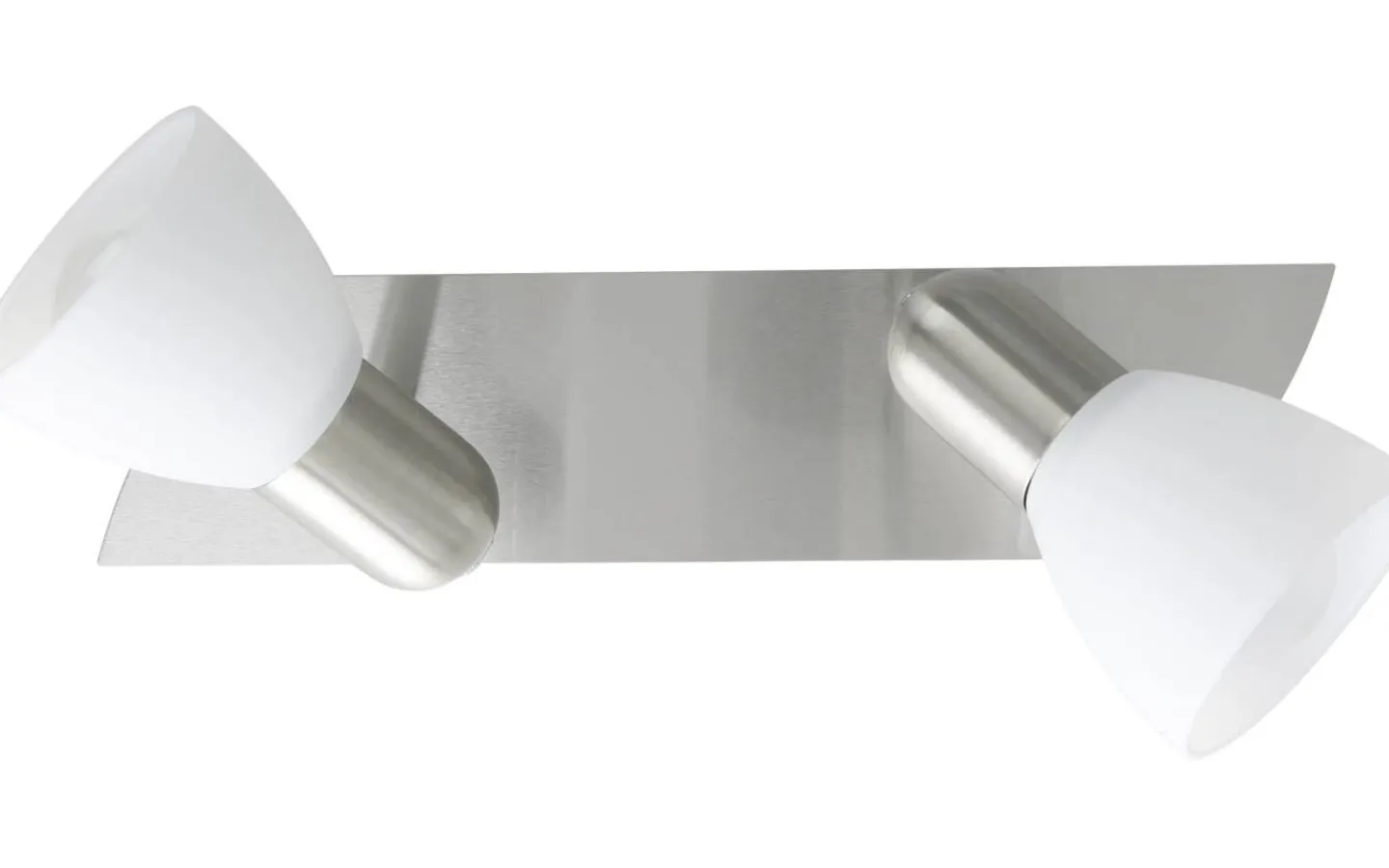 Eglo Enea Takspotlight 30cm Nickel* Avlånga Takspotlights|Takspot Med 2 Lampor