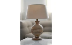 Engelska Fröskal Oval Lampskärm 20cm Beige