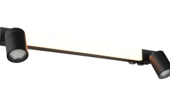 Badrumslampor Vägg<Trio Lighting Enrico H2O LED + 2xGU10 Vägglampa 60cm mattsvart IP44