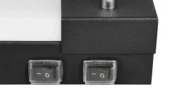 Badrumslampor Vägg<Trio Lighting Enrico H2O LED + 2xGU10 Vägglampa 60cm mattsvart IP44