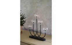 Enys Adventsljusstake 40cm Svart/Klar