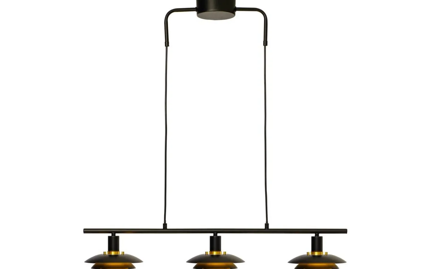 Aneta Epsilon Taklampa 86cm Svart* Avlånga Taklampor