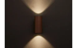 Upp & Nedljus Lampor<Llitt Erik II Vägglampa LED 2x3W 3000K Corten IP65