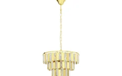 Eglo Erseka Taklampa Kristall 39cm Mässing* Kristallkronor