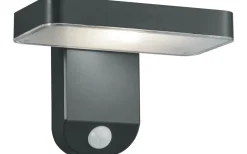 Esquel solcellsdriven Vägglampa antracit med rörelsesensor IP44