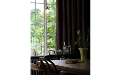 Svanefors Estelle Sammet Gardin 2P Mocca 2x135x280cm* Mörkläggningsgardiner|Enfärgade Gardiner