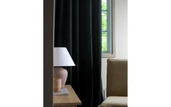 Estelle Sammet Gardin 2P Mörkgrön 2x135x280cm