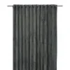 Mörkläggningsgardiner|Enfärgade Gardiner<Svanefors Estelle Sammet Gardin 2P Mellangrå 2x135x320c