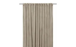 Svanefors Estelle Sammet Gardin 2P Nougat 2x135x280cm* Mörkläggningsgardiner|Enfärgade Gardiner