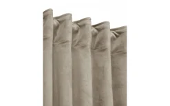 Svanefors Estelle Sammet Gardin 2P Nougat 2x135x280cm* Mörkläggningsgardiner|Enfärgade Gardiner