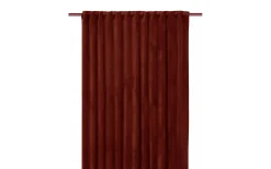 Mörkläggningsgardiner|Enfärgade Gardiner<Svanefors Estelle Sammet Gardin 2P Rost 2x135x280cm