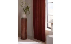 Mörkläggningsgardiner|Enfärgade Gardiner<Svanefors Estelle Sammet Gardin 2P Rost 2x135x280cm